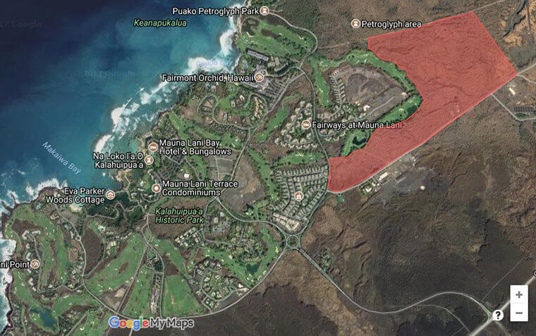 Mauna Lani Resort Site “M” SOLD on August 14, 20179.75m